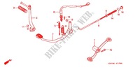 KICK STARTER ARM   BRAKE PEDAL   GEAR LEVER for Honda EX5 DREAM 100, Electric start 2011