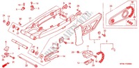 SWINGARM   CHAIN CASE for Honda XR 650 L 2000