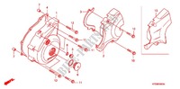 LEFT CRANKCASE COVER   ALTERNATOR (2) for Honda CBF 125 STUNNER Front brake drum 2007