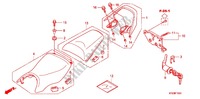 SEAT (2) for Honda CBF 125 M STUNNER Front brake disk 2011