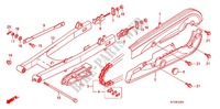 SWING ARM (2) for Honda CBF 125 M STUNNER Front brake disk 2011