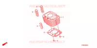 CYLINDER for Honda CBF 125 MC STUNNER Front brake disk 2010
