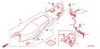 SEAT (1) for Honda CBF 125 MC STUNNER Front brake disk 2011