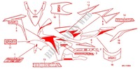 STICKERS (5) for Honda CBR 1000 RR HURRICANE ABS 2011