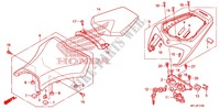 SINGLE SEAT (2) for Honda CBR 1000 RR HURRICANE ABS REPSOL 2011