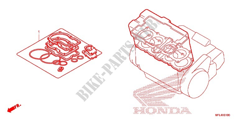 GASKET KIT for Honda CBR 1000 RR BLACK 2008