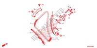 CAM CHAIN   TENSIONER for Honda CBR 500 R ABS RED 2013