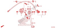 MAIN STAND   BRAKE PEDAL for Honda CBR 600 R ABS BLACK 2012