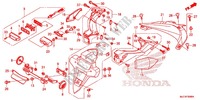 REAR FENDER   LICENSE PLATE LAMP for Honda CBR 600 RR ABS 2013