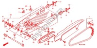 SWINGARM   CHAIN CASE for Honda CBF 1000 F ABS 2010
