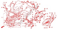 SEAT   REAR COWL for Honda CBF 600 FAIRING ABS 2010
