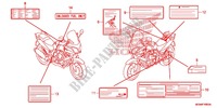 CAUTION LABEL (1) for Honda CBF 600 FAIRING ABS 2011