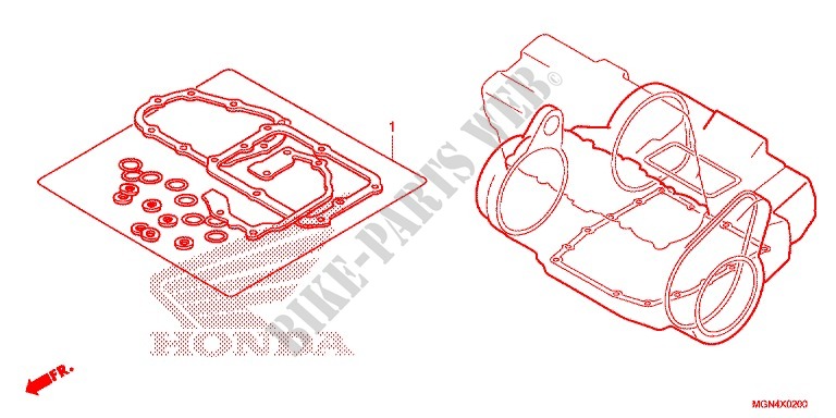 GASKET KIT for Honda CBF 600 FAIRING ABS 2012