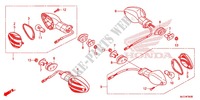 INDICATOR (2) for Honda CBR 600 RR ABS RED 2019