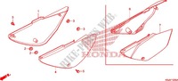 SIDE COVERS for Honda CRF 100 2008