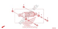 REAR SHOCK ABSORBER (2) for Honda CRF 110 2014