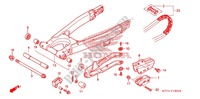 SWINGARM   CHAIN CASE for Honda CRF 150 F 2011