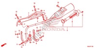 EXHAUST MUFFLER (2) for Honda CRF 50 2013