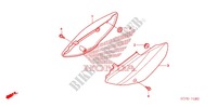 SIDE COVERS for Honda CRF 70 2008