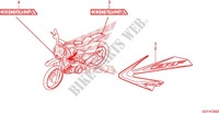 STICKERS ('11/'12) for Honda CRF 70 2011