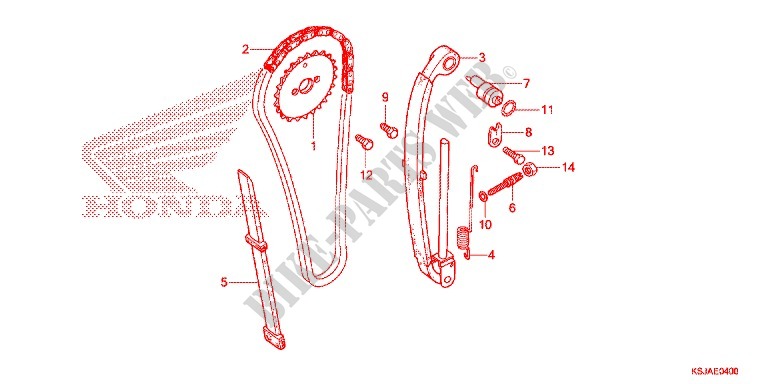 CAM CHAIN   TENSIONER for Honda CRF 80 2009