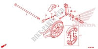 REAR BRAKE PANEL   SHOES for Honda CRF 80 2012