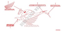 STICKERS (1) for Honda CB 1000 R ABS BLACK 2011