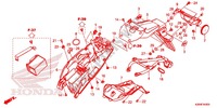 REAR FENDER for Honda GROM 125 2014