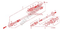 DRIVESHAFT   REAR ARM (2) for Honda BIG RED 700 CAMO 2012