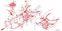 FLOOR PANEL   SIDE SKIRT (MW110WHC/1WHC/2WHC) for Honda BENLY 110 WHITE 2012