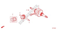 CRANKSHAFT for Honda BENLY 110 PRO 2012