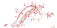 REAR FENDER for Honda SUPER CUB 110 スーパーカブ 2012