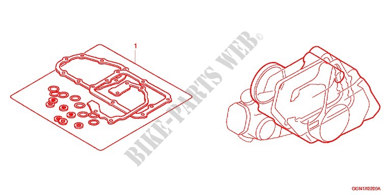 GASKET KIT for Honda SUPER CUB 50 PRO 2012