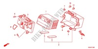 TOOLS   BATTERY BOX for Honda SUPER CUB 50 -XJ- 2012