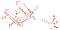 EXHAUST MUFFLER (2) for Honda PCX 125 S PRESTIGE 2011
