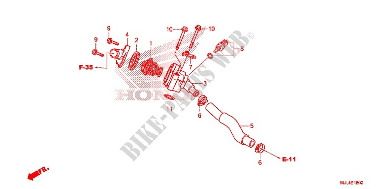THERMOSTAT for Honda NC 700 X 2014