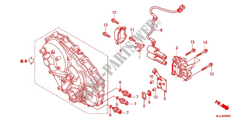 LINEAR SOLENOID for Honda INTEGRA 750 E-PACKAGE 2014