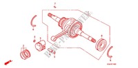 CRANKSHAFT for Honda ZOOMER 50 2012
