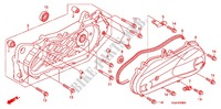 SWINGARM   LEFT CRANKCASE COVER for Honda ZOOMER 50 2012