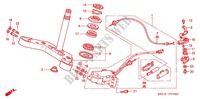 STEERING STEM for Honda RUNE 1800 VALKYRIE chrome wheels pullback handlebar 2004