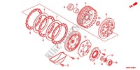 CLUTCH (EXEDY) for Honda WAVE 110 Front brake disc, Kick start 2011