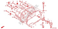 RIGHT CRANKCASE COVER for Honda WAVE 110 Front brake disc, Kick start 2011