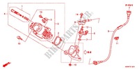 THROTTLE BODY (AFS110B/C/D/E/F/H) for Honda WAVE 110 Front brake disc, Kick start 2011