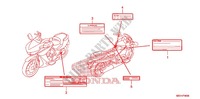 CAUTION LABEL (1) for Honda 700 DN01 2009