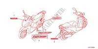 STICKERS for Honda VISION 110 2016