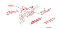 STICKERS for Honda 50 DIO 2012