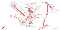 FRONT BRAKE MASTER CYLINDER for Honda STEED 400 VLX Speed warning light Flat bar handle 1994
