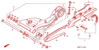 SWINGARM   CHAIN CASE for Honda RVF 400 1996