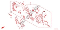 FRONT BRAKE CALIPER for Honda SH 125 TOP CASE 2012