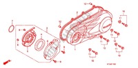 LEFT CRANKCASE COVER   ALTERNATOR (2) for Honda SH 150 2010